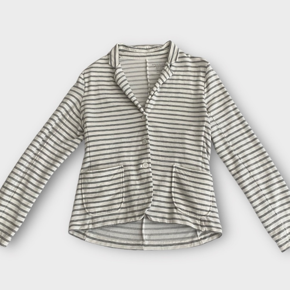 Majestic Filatures Womens Blazer Jacket Size US Large French Soft Luxury - Picture 2 of 6